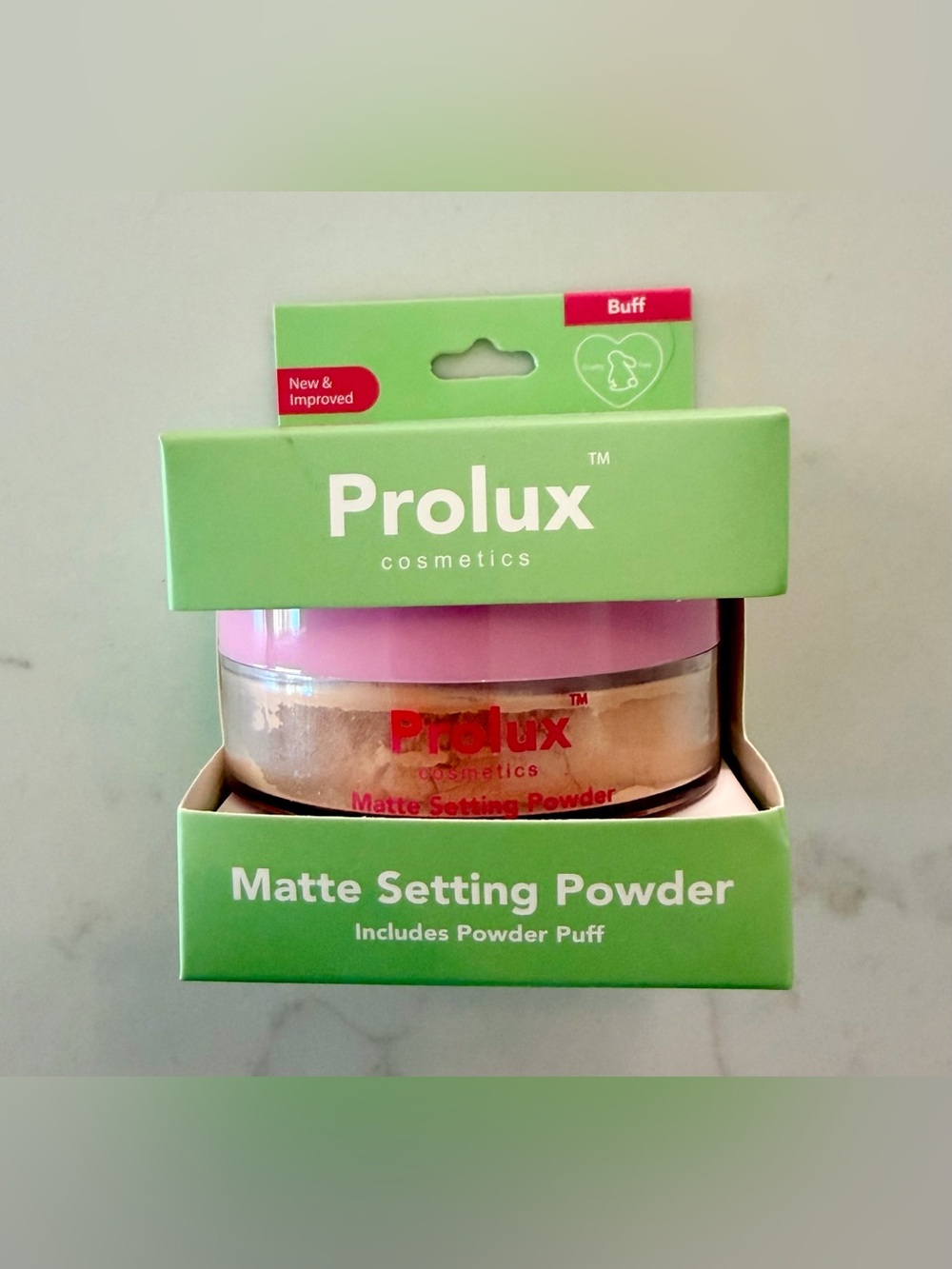 Prolux Matte Setting Powder - Buff (Cream) New in Box